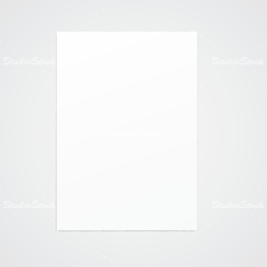 Simple A4 Paper sheet MockUp