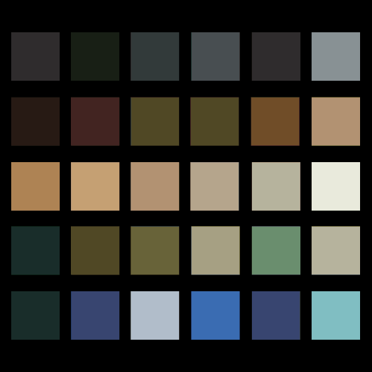 army colours military palette