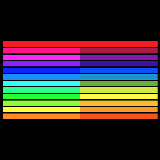 basic web colours
