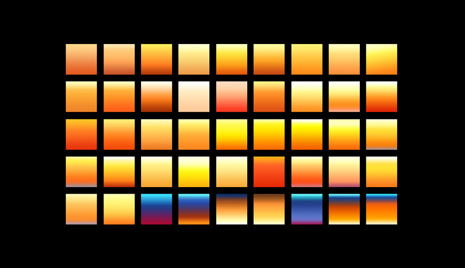fire gradients preview