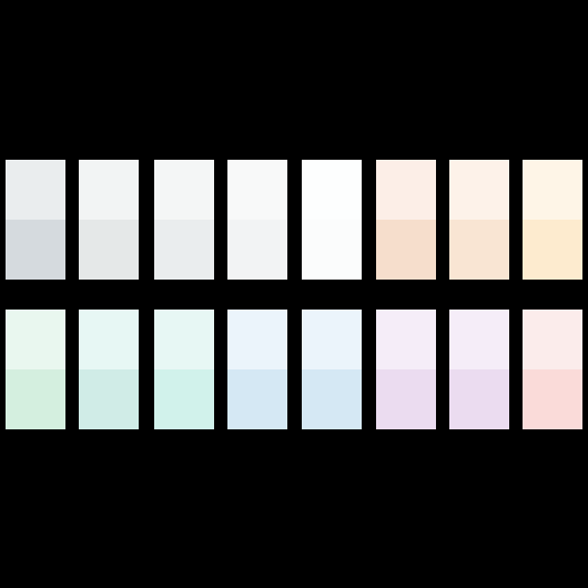 Pastel Palette Colours