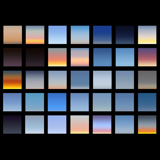 sky gradients collection preview